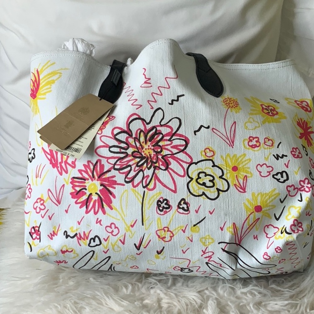 Burberry colorful tote